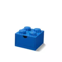 Tárolódoboz íróasztalra, fiókos, LEGO "Brick 2x2", kék Tárolódoboz íróasztalra, fiókos, LEGO "Brick 2x2", kék
