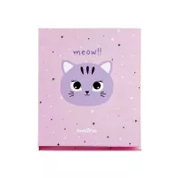 Cicás jegyzetfüzet, öntapadós kiegészítőkkel, APLI Back2Fun, rózsaszín Cicás jegyzetfüzet, öntapadós kiegészítőkkel, APLI Back2Fun, rózsaszín