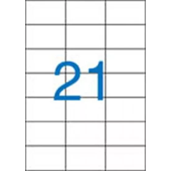 Etikett, univerzális, 70x42,4 mm, VICTORIA, 2100 etikett/csomag