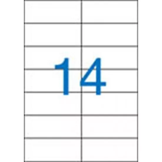 Etikett, univerzális, 105x42,4 mm, VICTORIA, 1400 etikett/csomag