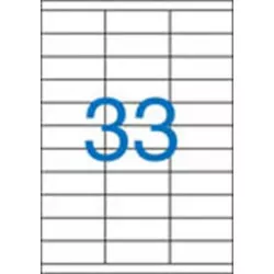 Etikett, univerzális, 70x25,4 mm, VICTORIA, 3300 etikett/csomag