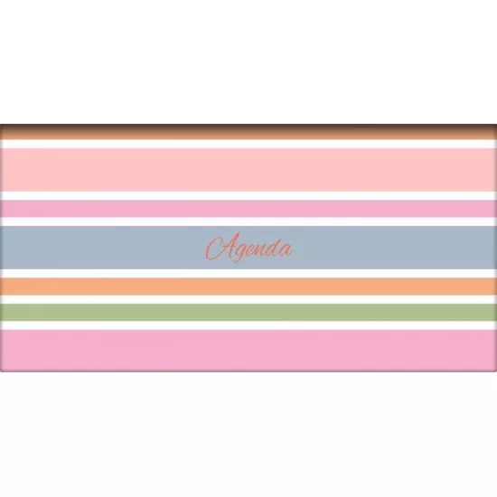 Zsebnaptár, fekvő elrendezésű, DAYLINER, "Colors Stripes"