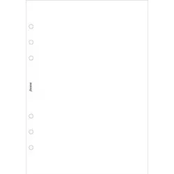 Kalendárium betét, jegyzetlap, personal méret, sima, FILOFAX, fehér