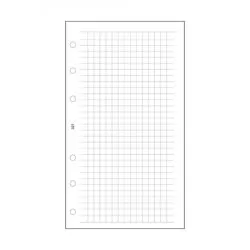 Kalendárium betét, jegyzetlap, "L", kockás, SATURNUS, fehér Kalendárium betét, jegyzetlap, "L", kockás, SATURNUS, fehér
