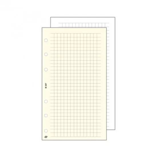 Kalendárium betét, jegyzetlap, "S", kockás, SATURNUS, fehér Kalendárium betét, jegyzetlap, "S", kockás, SATURNUS, fehér