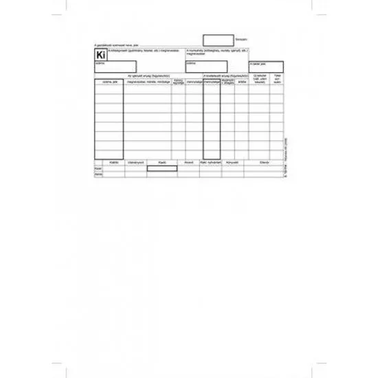 Nyomtatvány, készletkivételezési bizonylat, 25x4, A5, VICTORIA "B.12-114", 10 tömb/csomag Nyomtatvány, készletkivételezési bizonylat, 25x4, A5, VICTORIA "B.12-114", 10 tömb/csomag