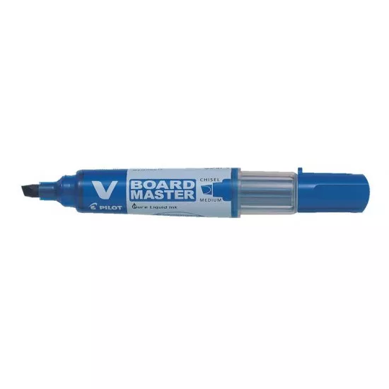Táblamarker, 2,2-5,2 mm, vágott, PILOT "V-Board Master", kék