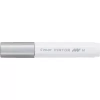 Dekormarker, 1,4 mm, PILOT "Pintor M", ezüst Dekormarker, 1,4 mm, PILOT "Pintor M", ezüst