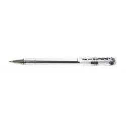 Golyóstoll, 0,35 mm, kupakos, PENTEL "Superb BK77", fekete
