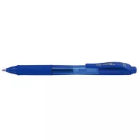 Zseléstoll, 0,35 mm, nyomógombos, PENTEL "EnerGelX BL107", sötétkék