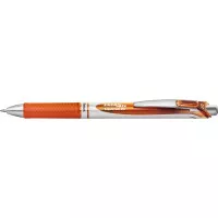 Zseléstoll, 035 mm, nyomógombos, PENTEL "EnerGel BL77", narancs