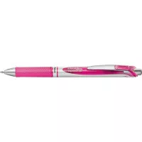 Zseléstoll, 035 mm, nyomógombos, PENTEL "EnerGel BL77", pink