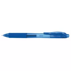Zseléstoll, 0,25 mm, nyomógombos, PENTEL "EnerGelX BLN105", kék