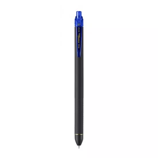 Zseléstoll, 0,35 mm, nyomógombos, PENTEL "EnerGelX BLP437 ", kék