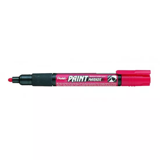 Lakkmarker, 2 mm, kúpos, PENTEL "MMP20", piros