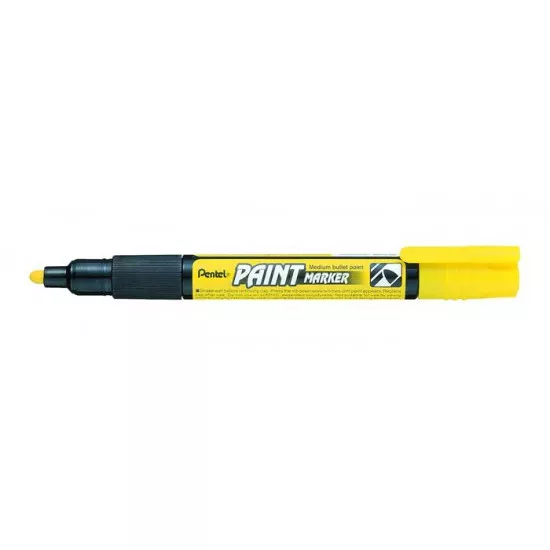Lakkmarker, 2 mm, kúpos, PENTEL "MMP20", sárga