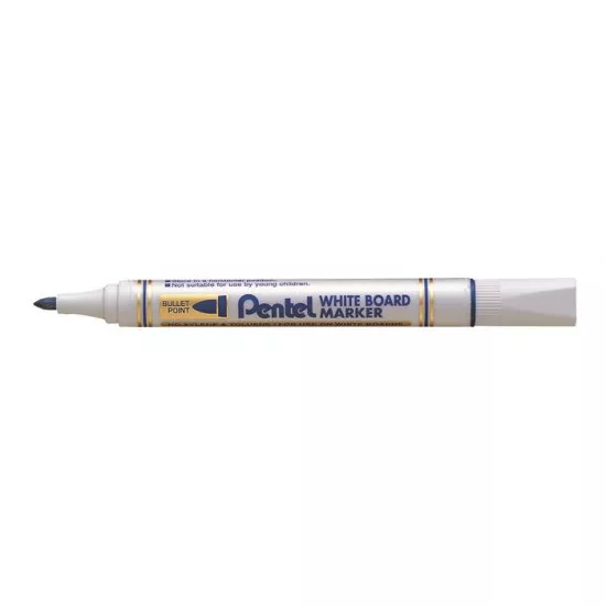 Táblamarker, 4,2 mm, kúpos hegy, PENTEL, kék