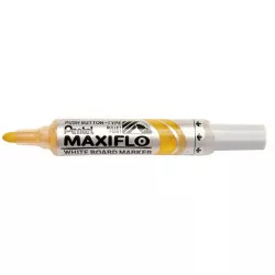 Táblamarker, 2,5 mm, kúpos, PENTEL "Maxiflo MWL5M", sárga