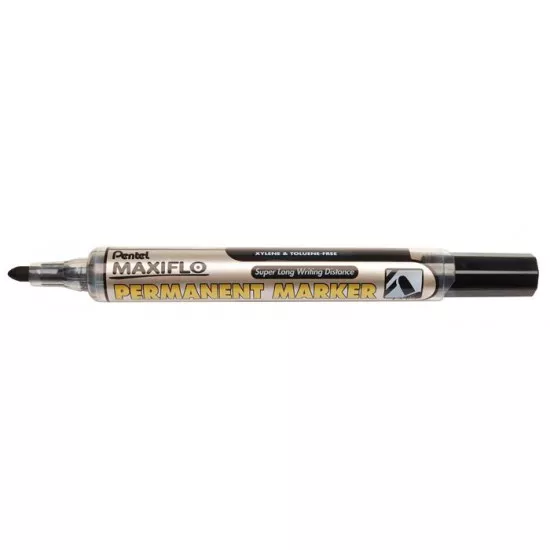 Alkoholos marker, 1,5 mm, kúpos, PENTEL "Maxiflo NFL50", fekete