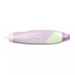 Hibajavító roller, 5 mm x 6 m, utántölthető, PENTEL "Knoky", világoszöld-lila