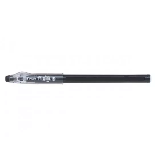 Rollertoll, 0,35 mm, kupakos, PILOT "Frixion Ball Stick", fekete