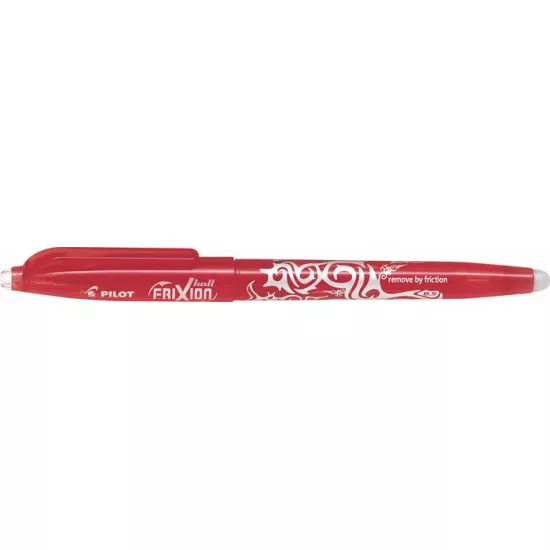 Rollertoll, 0,25 mm, törölhető, PILOT "Frixion Ball", piros
