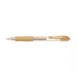 Zseléstoll, 0,32 mm, nyomógombos, PILOT "G-2 Metallic", arany