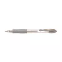 Zseléstoll, 0,32 mm, nyomógombos, PILOT "G-2 Metallic", ezüst