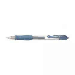 Zseléstoll, 0,32 mm, nyomógombos, PILOT "G-2 Metallic", kék