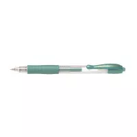 Zseléstoll, 0,32 mm, nyomógombos, PILOT "G-2 Metallic", zöld