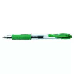 Zseléstoll, 0,25 mm, nyomógombos, PILOT "G-2", zöld