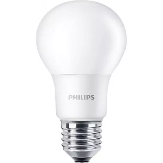 LED izzó, E27, gömb, A60, 5.5W, 470lm, 2700K, PHILIPS "CorePro"