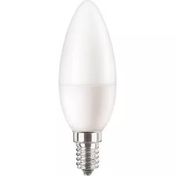 LED izzó, E14, gyertya, B35, 5W, 470lm, 4000K, PHILIPS "CorePro"