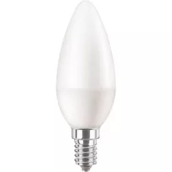 LED izzó, E14, gyertya, B38, 7W, 806lm, 2700K, PHILIPS "CorePro"