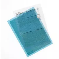 Genotherm, "L" , iratvédelmi, A4, PP, PLUS, kék