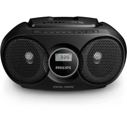 Rádió, CD-lejátszóval, PHILIPS "AZ215", fekete