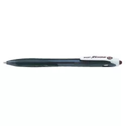 Golyóstoll, 0,21 mm, nyomógombos, PILOT "Rexgrip EF", fekete