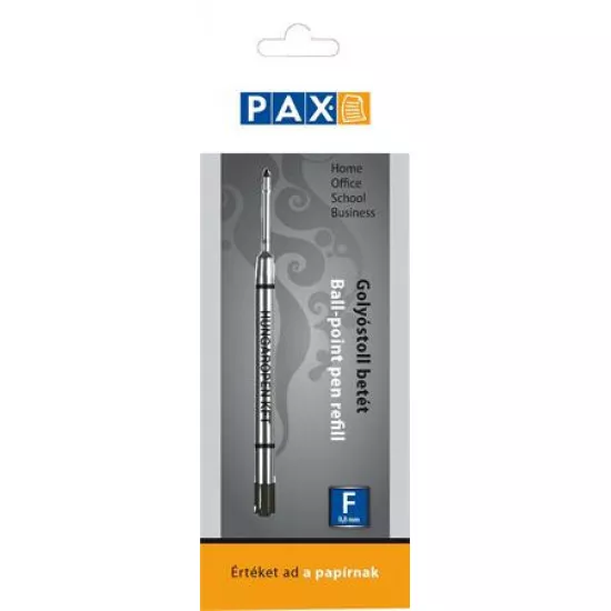 Golyóstollbetét, 0,8 mm, PAX, fekete