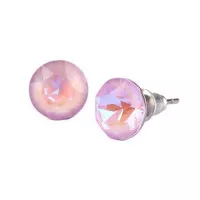 Fülbevaló, orgonalila opál SWAROVSKI® kristállyal, 8 mm, ART CRYSTELLA® Fülbevaló, orgonalila opál SWAROVSKI® kristállyal, 8 mm, ART CRYSTELLA®