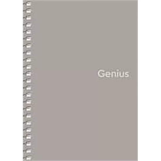 Spirálfüzet, kockás, A6, 80 lap, PP borító, SHKOLYARYK "Genius", vegyes