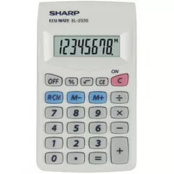 Zsebszámológép, 8 számjegy, SHARP "EL-233S"