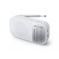 Rádió, hordozható, MUSE, "M-025RW", fehér
