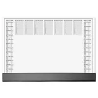 Könyökalátét, 595x410 mm, 2 éves és heti tervezővel, szamárfülvédővel, SIGEL "Office" Könyökalátét, 595x410 mm, 2 éves és heti tervezővel, szamárfülvédővel, SIGEL "Office"