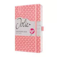 Naptár, A5, heti, 2025, kemény borító, SIGEL "Jolie", rózsaszín Naptár, A5, heti, 2025, kemény borító, SIGEL "Jolie", rózsaszín