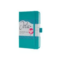 Naptár, A6, heti, 2025, kemény boritó, SIGEL "Jolie", csillogó türkiz Naptár, A6, heti, 2025, kemény boritó, SIGEL "Jolie", csillogó türkiz