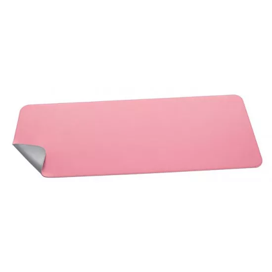 Könyökalátét, 800x300 mm, kétoldalas, SIGEL, rózsaszín-ezüst
