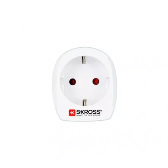 Adapter, Egyesült Királyságba utazóknak, földelt, SKROSS