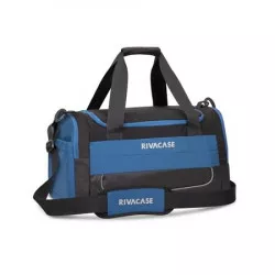 Sporttáska/utazótáska, 30L, Rivacase "5235 Mercantour", fekete-kék