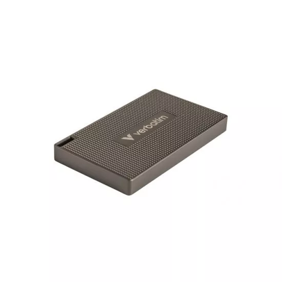 SSD (külső memória) 1TB, USB-C 3.2 Gen2, VERBATIM "Metal Mini SSD", fekete