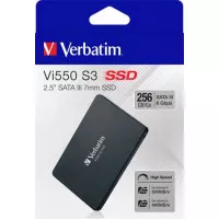 SSD (belső memória), 256GB, SATA 3, 460/560MB/s, VERBATIM "Vi550"